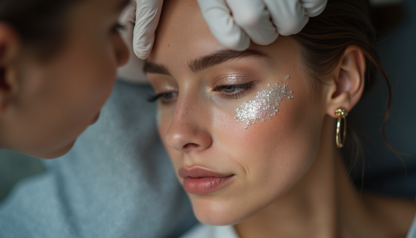 Imagine care ilustrează un curs de micropigmentare cu elevi și un instructor, echipament profesional și modele