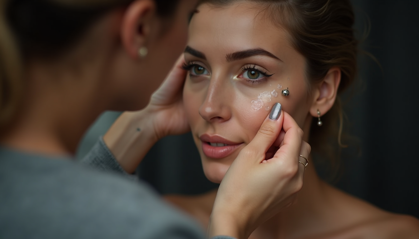 Femeie zâmbind cu sprancene perfect conturate prin micropigmentare