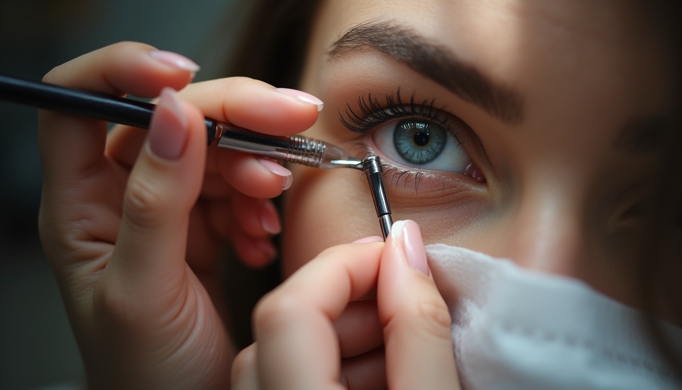 Ochi cu micropigmentare eyeliner perfectă, ilustrând tendințele din 2026